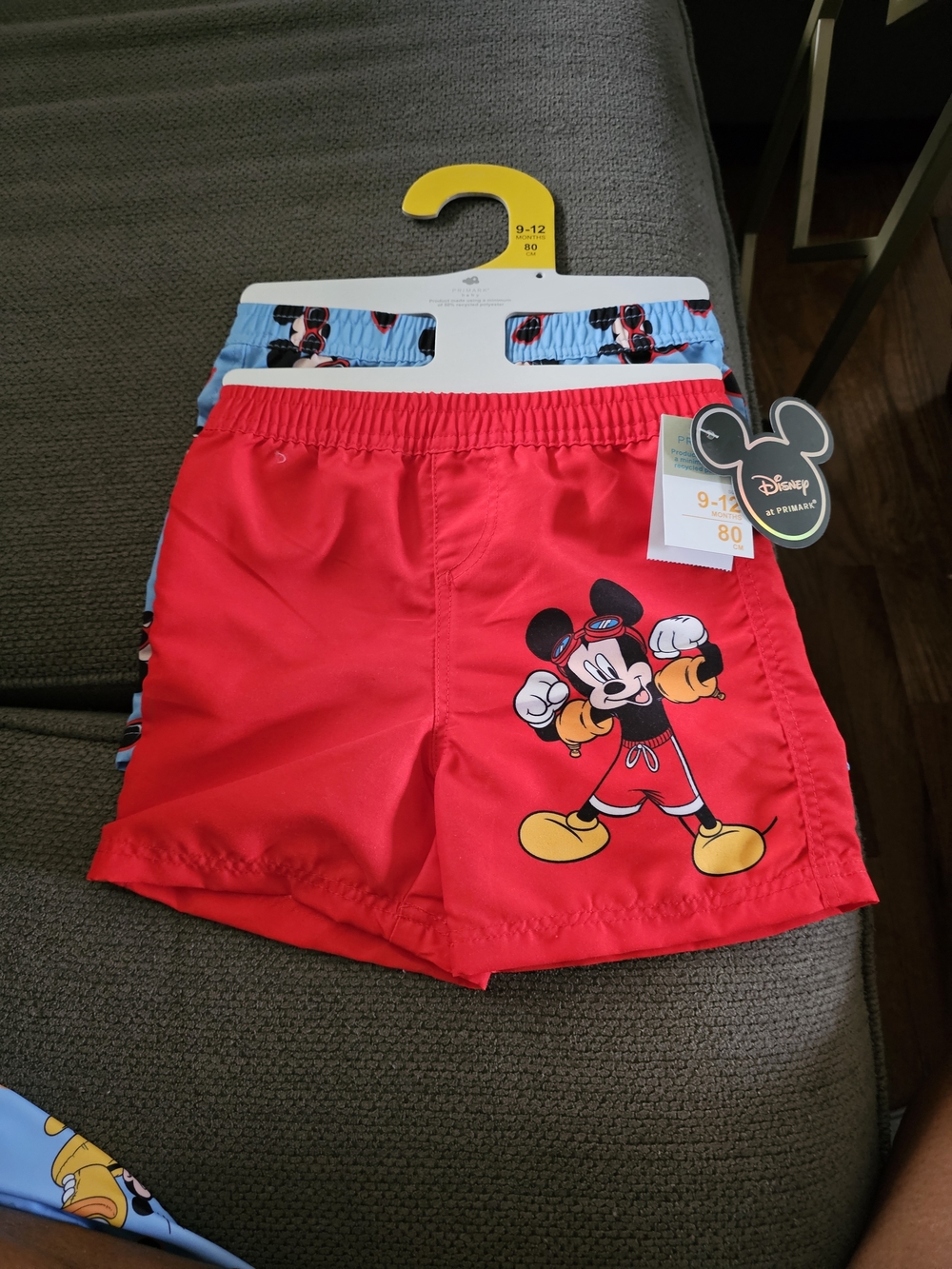 Disney 2-pack Mickey Mouse Kids Swim Shorts